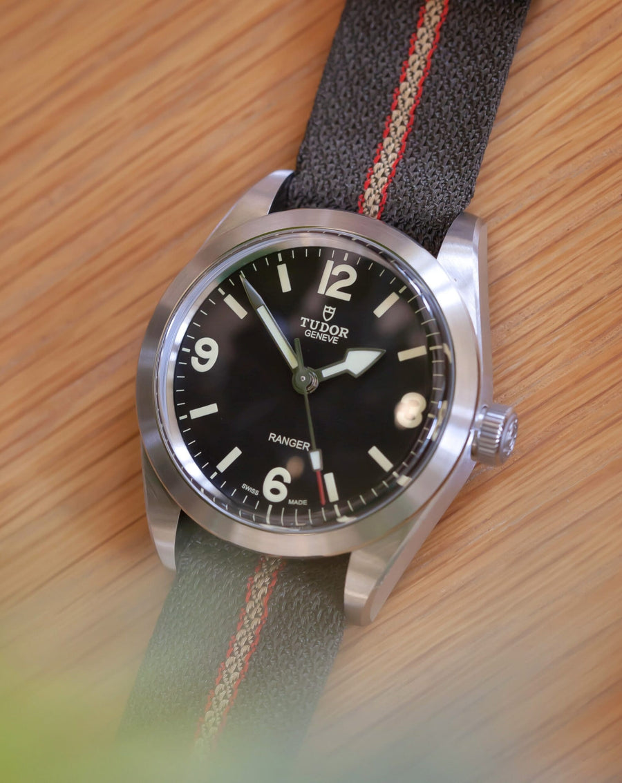 On a NATO strap