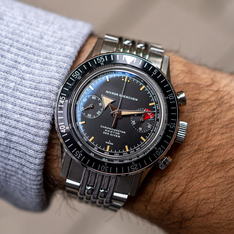 Hands-on + Video: Nivada Grenchen Chronomaster Aviator Sea Diver Automatic 