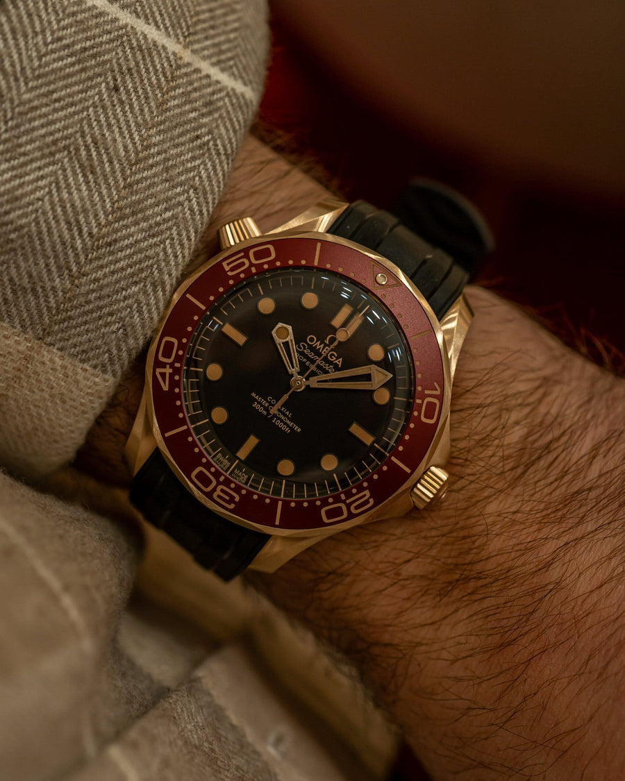 Hands-on: OMEGA Seamaster Diver 300M in Bronze Gold 