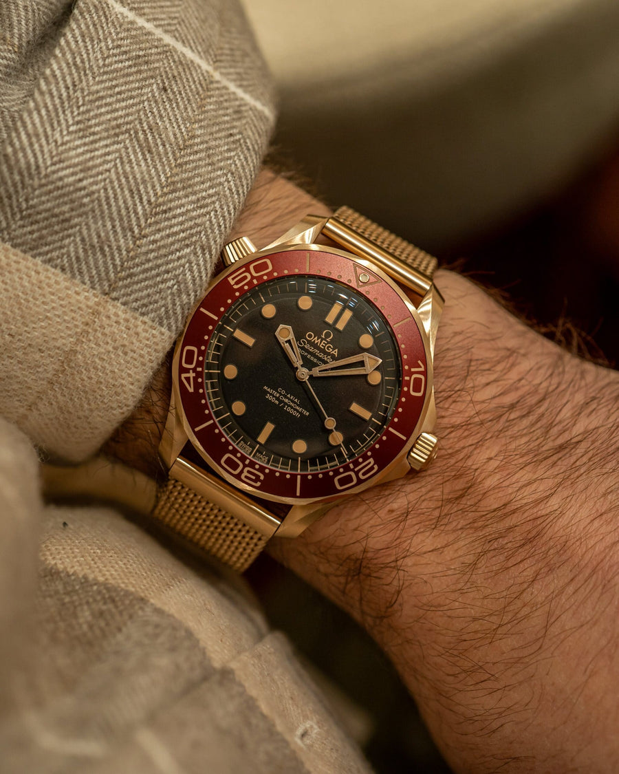 Hands-on: OMEGA Seamaster Diver 300M in Bronze Gold 