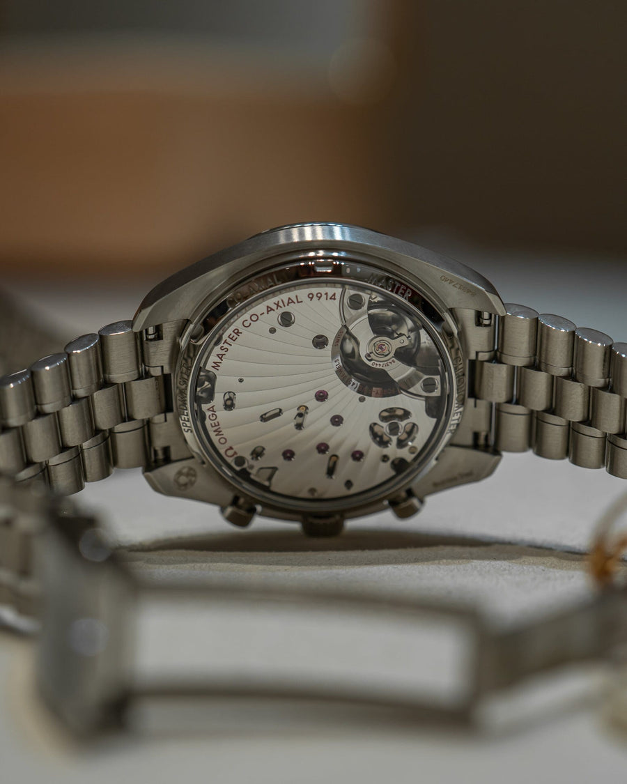 New Omega Speedmaster Moonphase Meteorite 