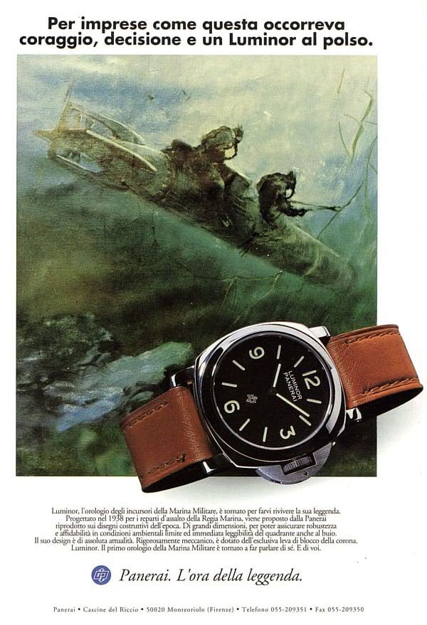 Panerai “Pre-Vendome” – De första moderna klockorna 1993–97