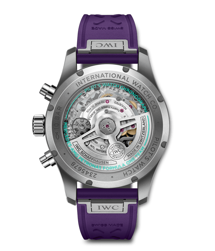 IWC Pilot's Watch Chronograph 41 Mercedes-AMG PETRONAS Formula One™ Team back