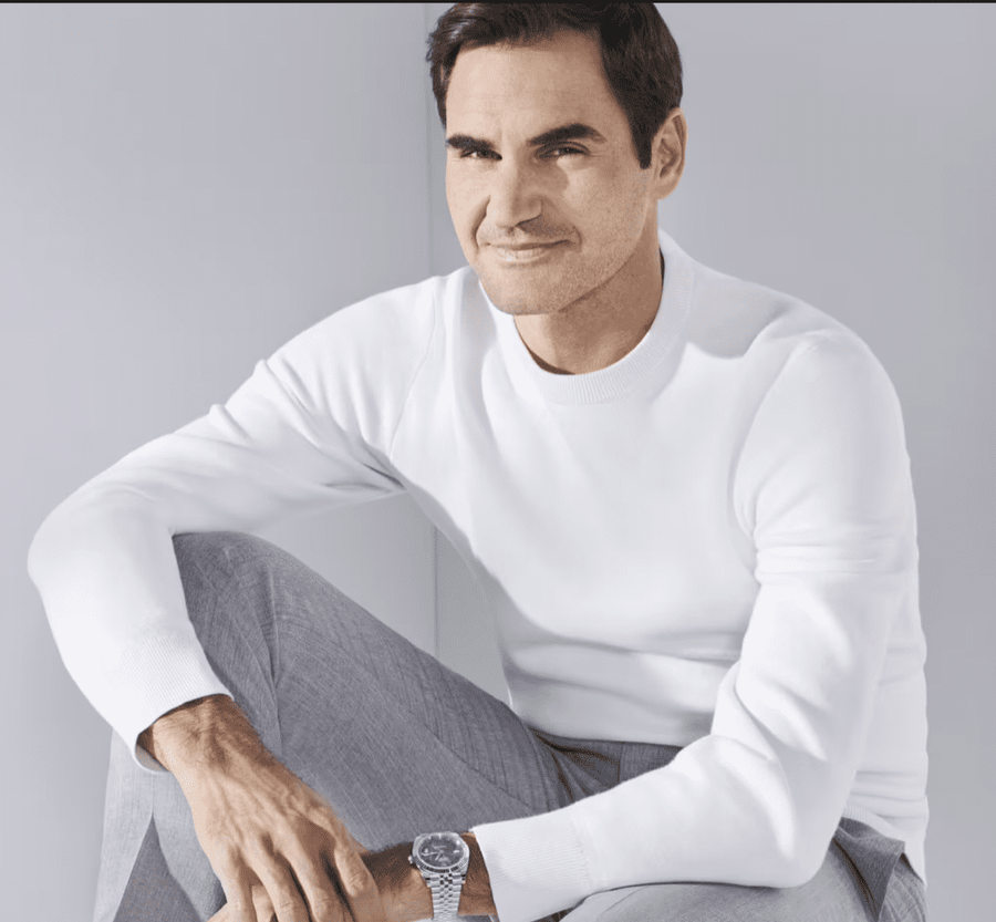 Roger Federer. Photo: Rolex