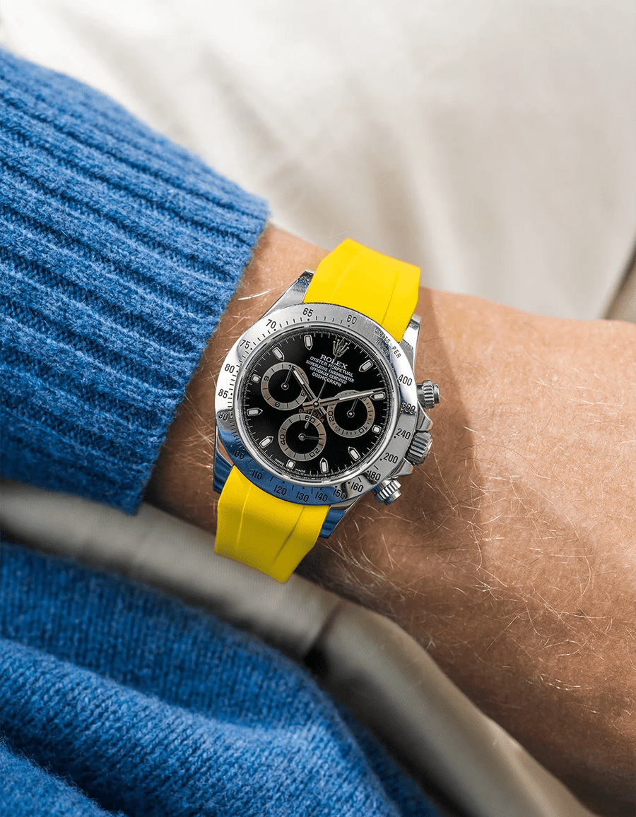 Rolex daytona strapguide. Foto: Wristbuddys.