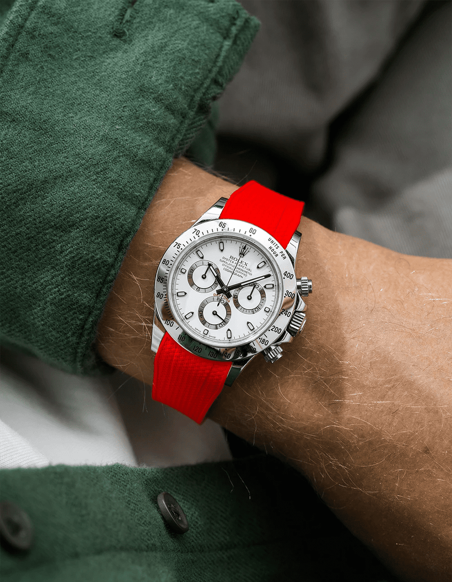 Rolex daytona strapguide. Foto: Wristbuddys.