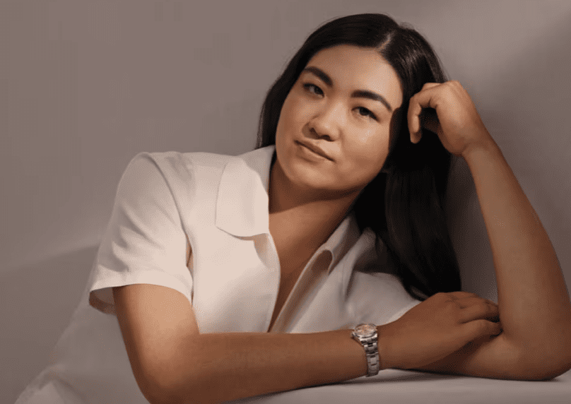 Rose Zhang with her Datejust.