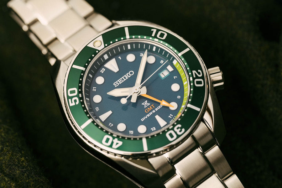 Hands-on: Seiko launches new solar-powered GMT movement in blue-green sumo style 
