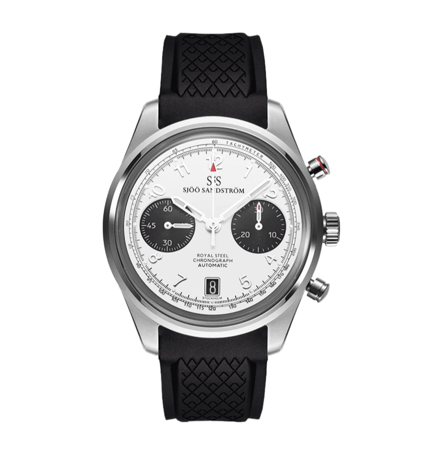 Sjöö Sandström chronograph Royal Steel.