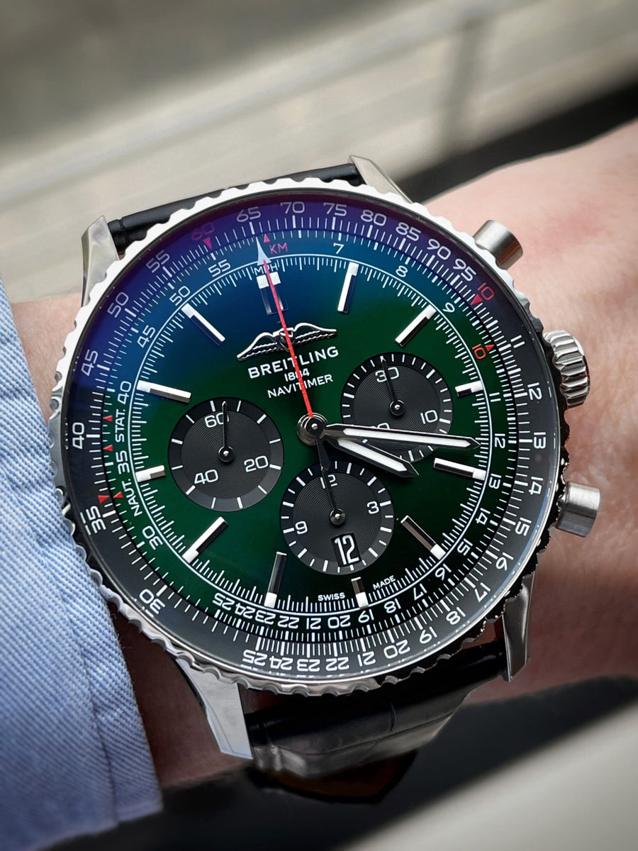 Breitling Navitimer 46 B01 Chronograph Green