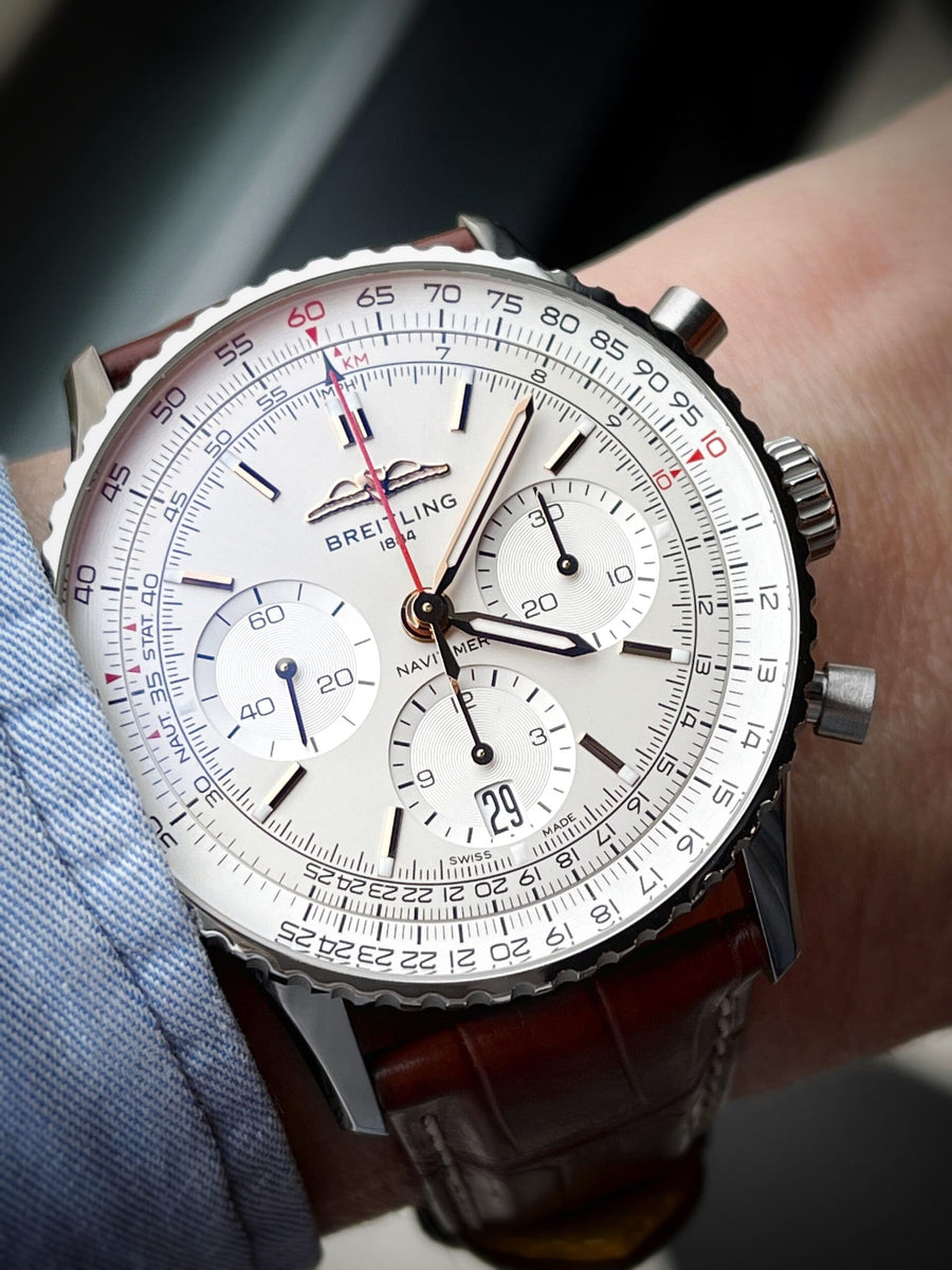 Breitling Navitimer 41 B01 Chronograph Silver
