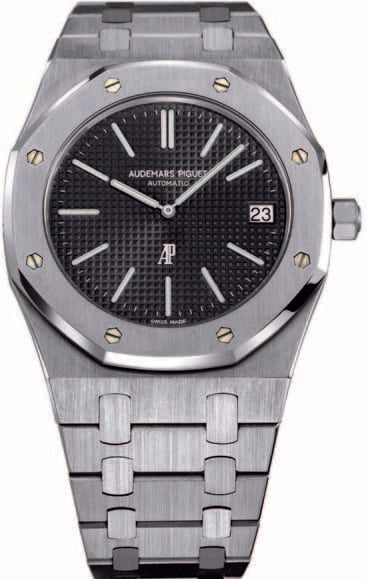 Nya Girard-Perregaux Laureato i guld med tavla av onyx
