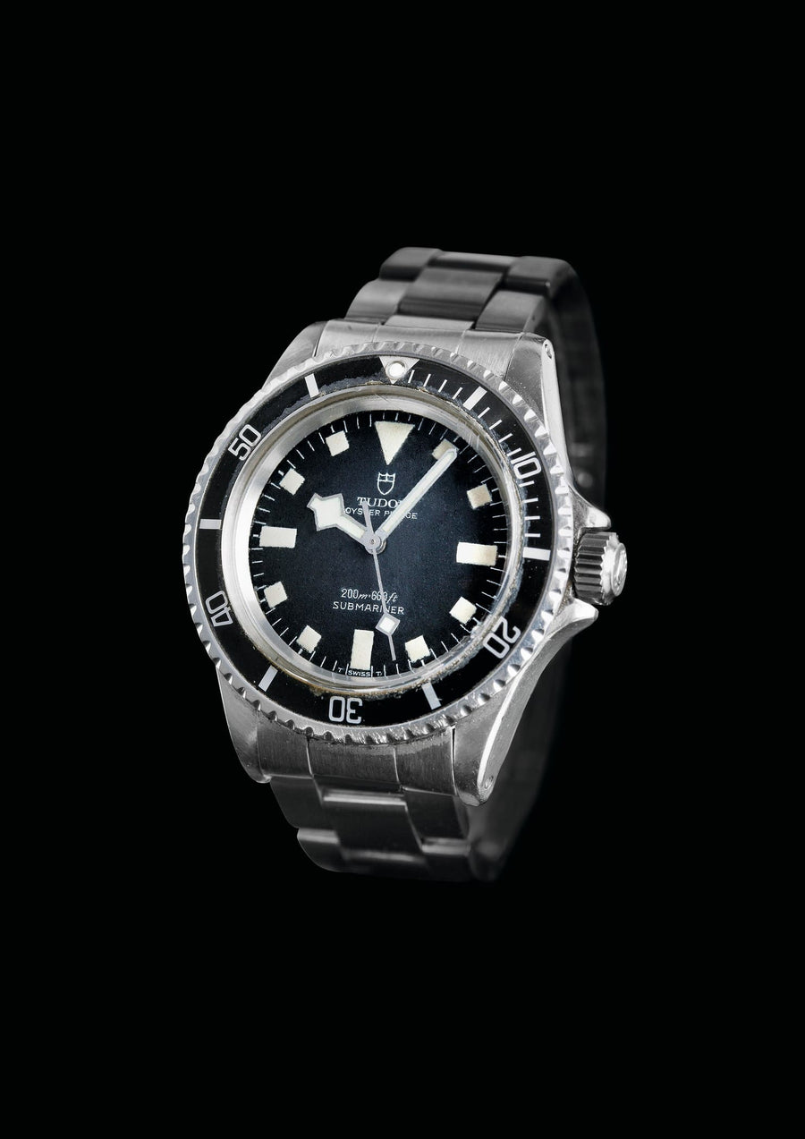 Tudor Oyster Prince Submariner from 1969 in steel with steel bracelet