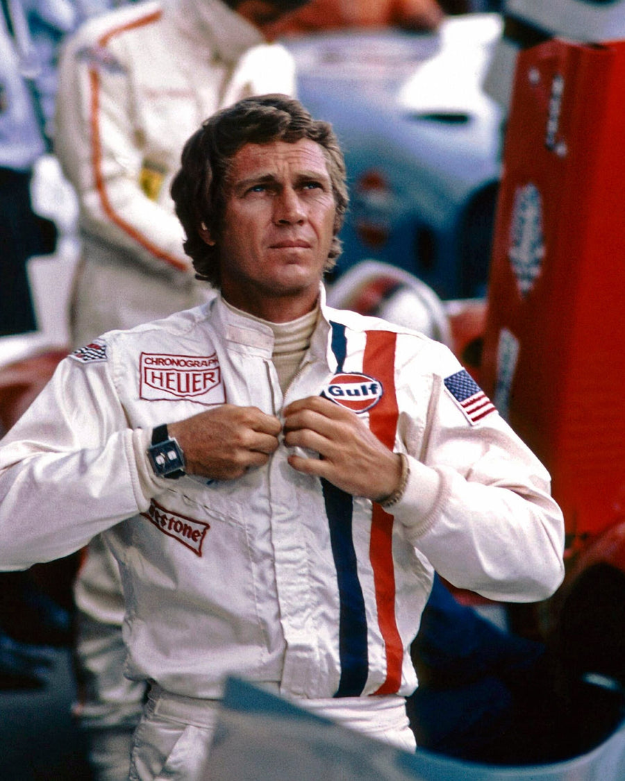 Steve Mqueen med sin Tag Heuer.