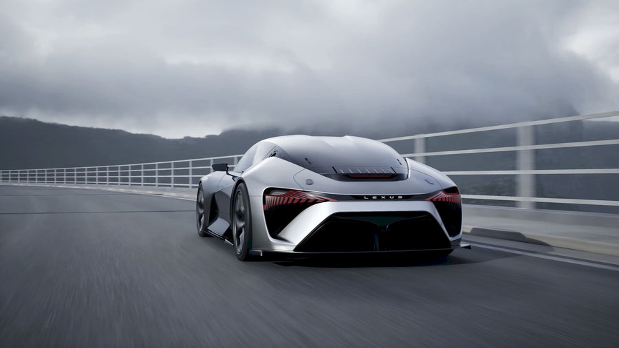Lexus första eldrivna supersportbil
