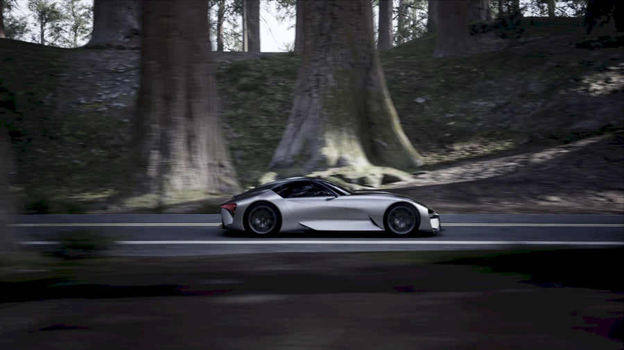 Lexus första eldrivna supersportbil
