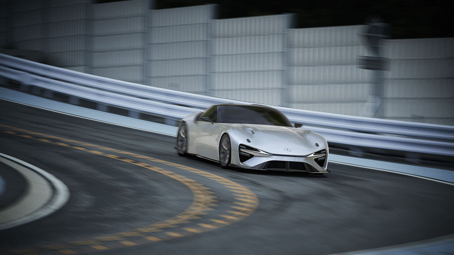 Lexus första eldrivna supersportbil