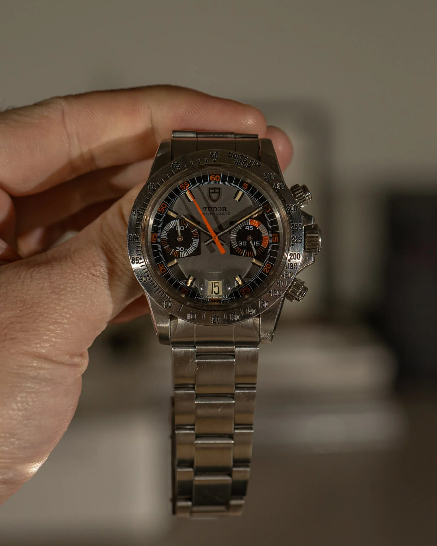 alt="Tudor Monte Carlo 7159/0 – kronograf 70-tal"