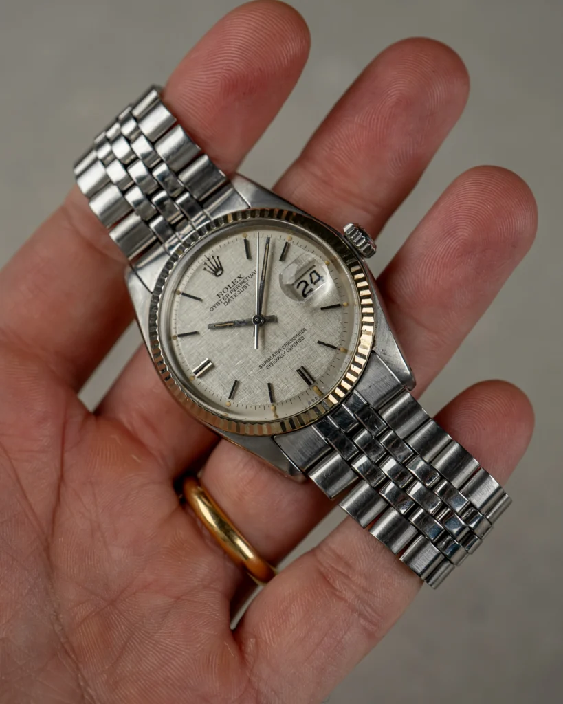 Vintage Rolex Datejust 1601, lika aktuell då som nu (foto Stories of Time).