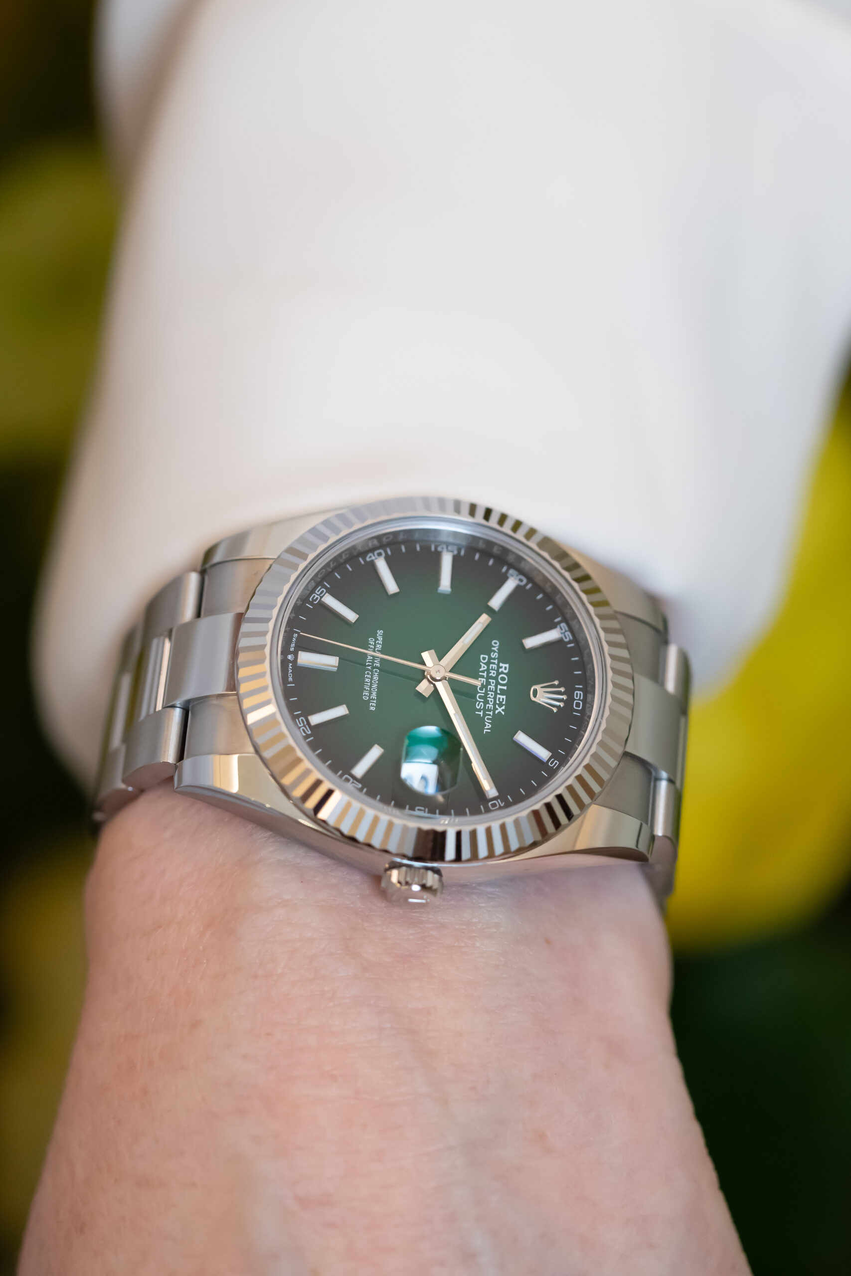 Rolex 126334 Datejust 41 mm. Foto: Mia Litström. 