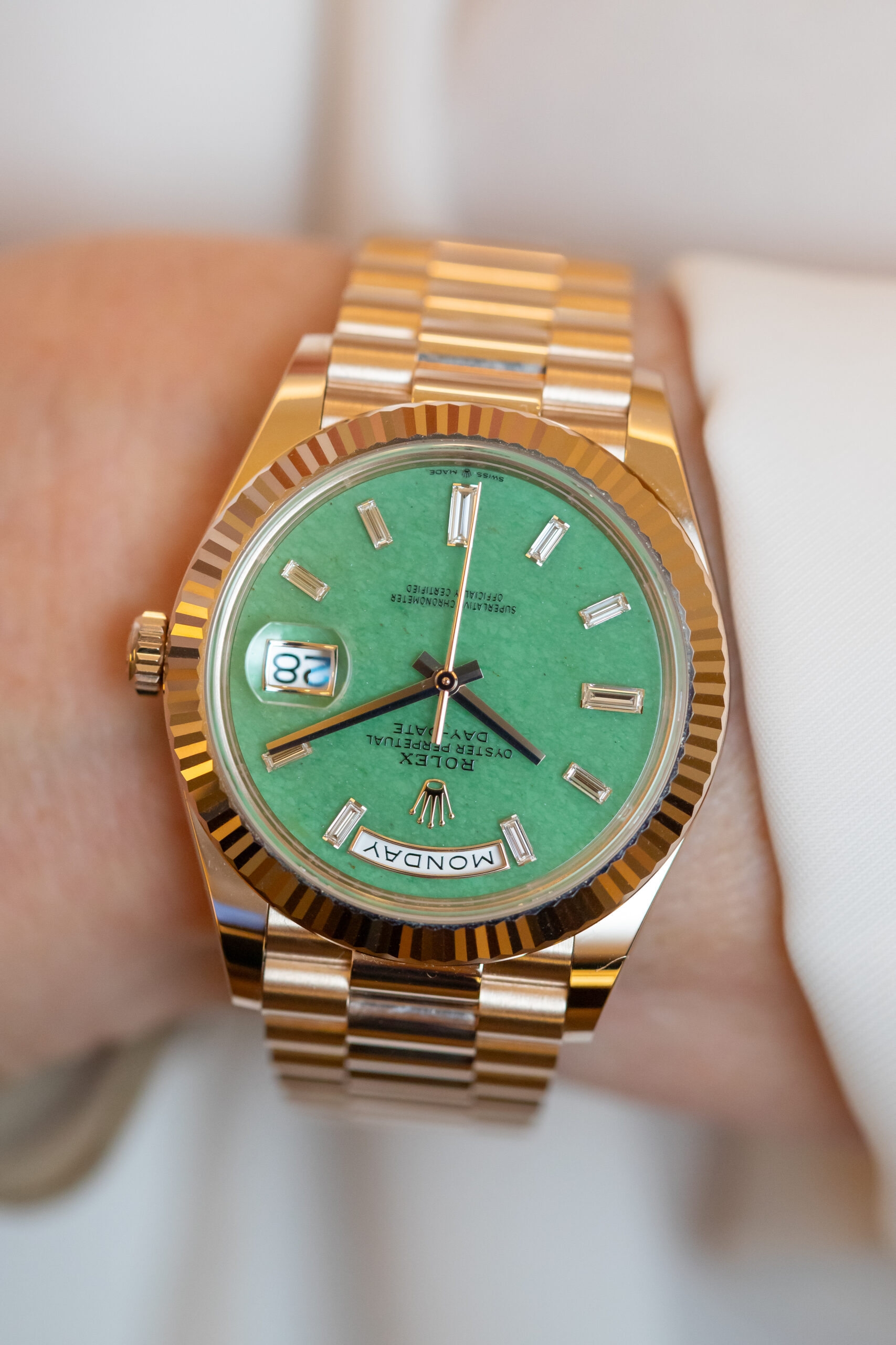 Rolex, 228235 JG Day-Date 40. Foto: Mia Litström.