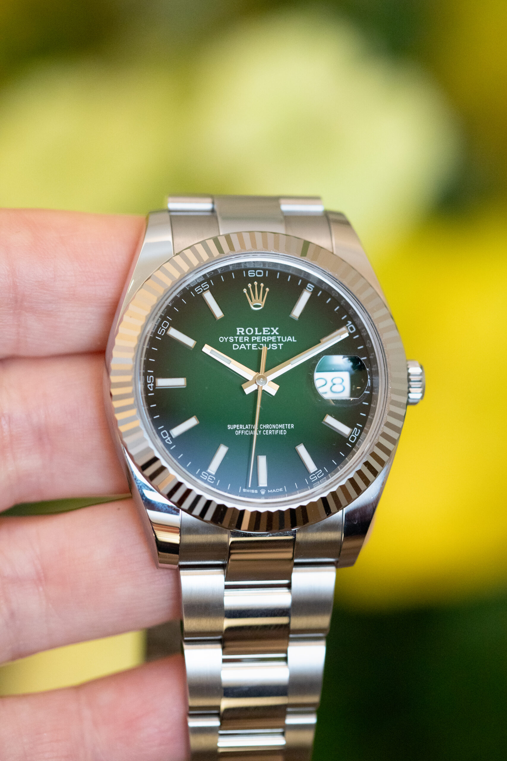 Rolex 126334 Datejust 41 mm. Foto: Mia Litström. 