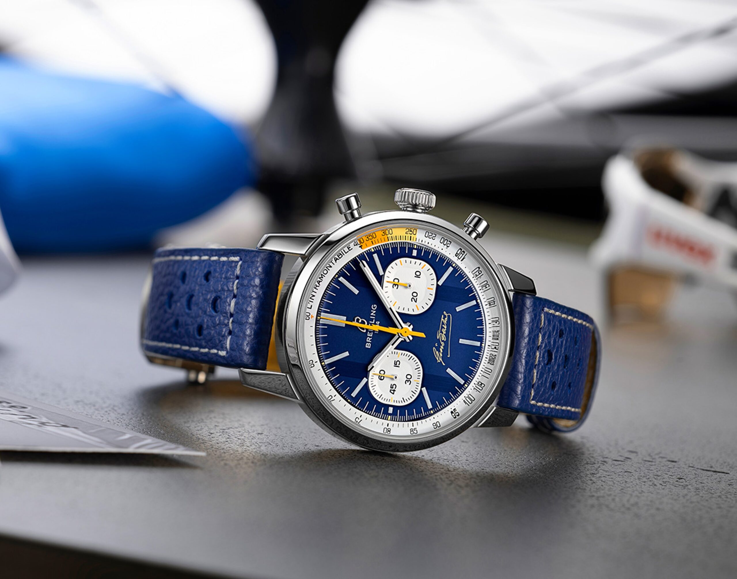 Breitling Top Time Coppi Bartali blue