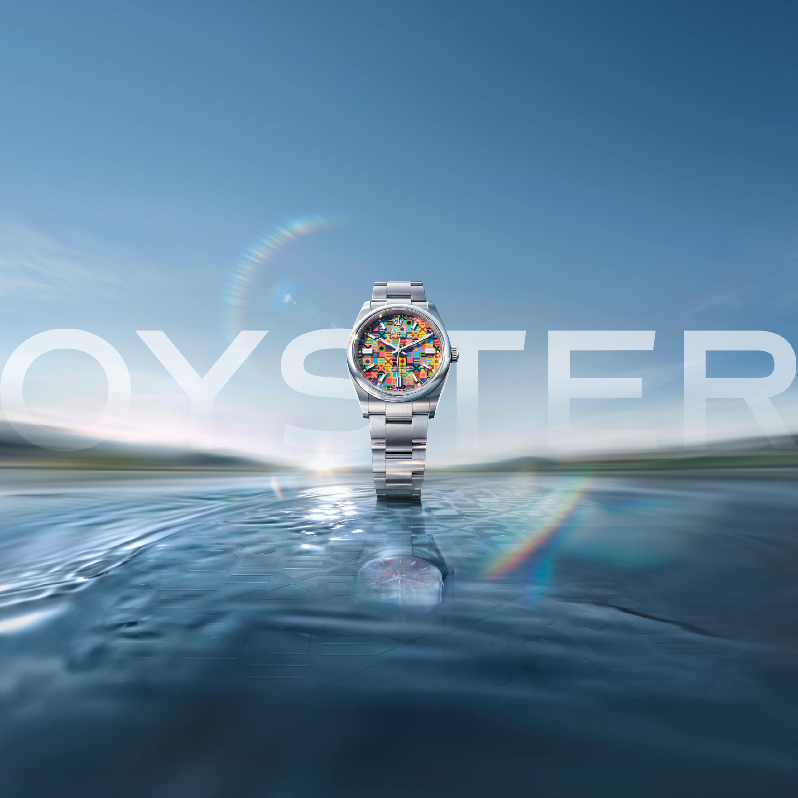 Rolex Oyster Perpetual 36 celebrates the inventiveness of the brand and its dial-making artistry.