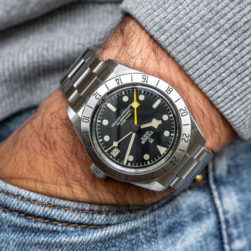Tudor Black Bay PRO wrist shot
