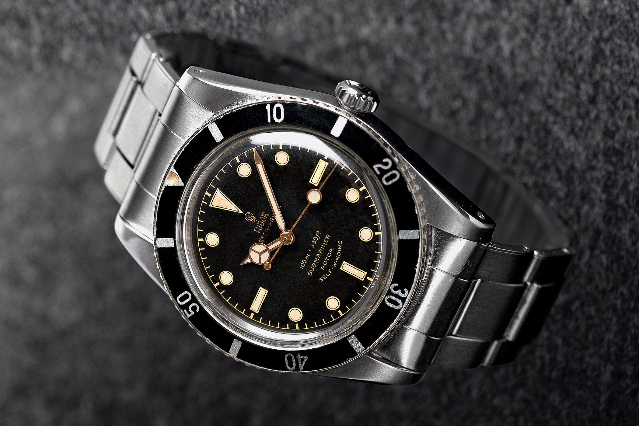Tudor Oyster Prince Submariner, 1954 (foto Swisswatches Magazine)