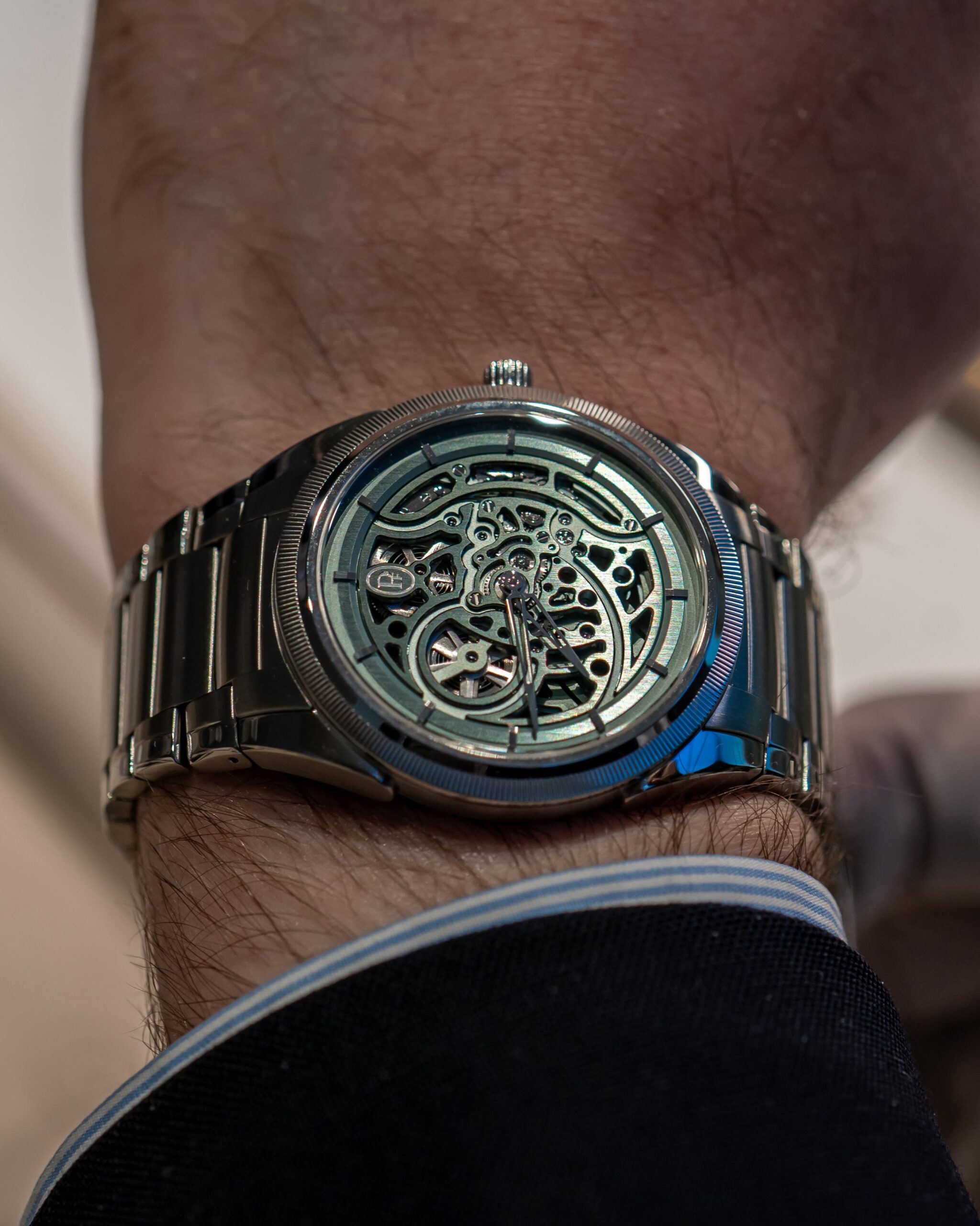 Parmigiani Fleurier Tonda Skeleton on wrist