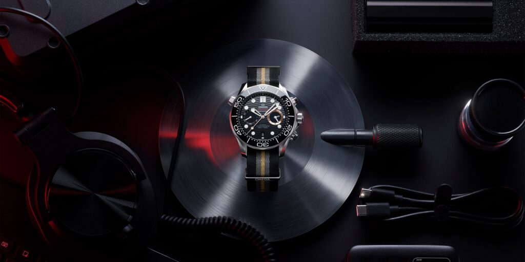 Omega Seamaster Diver 300M Chronograph 007 First Light. Bondklocka.