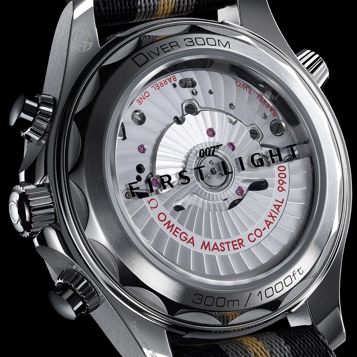 Omega Seamaster Diver 300M Chronograph 007 First Light. Bondklocka.
