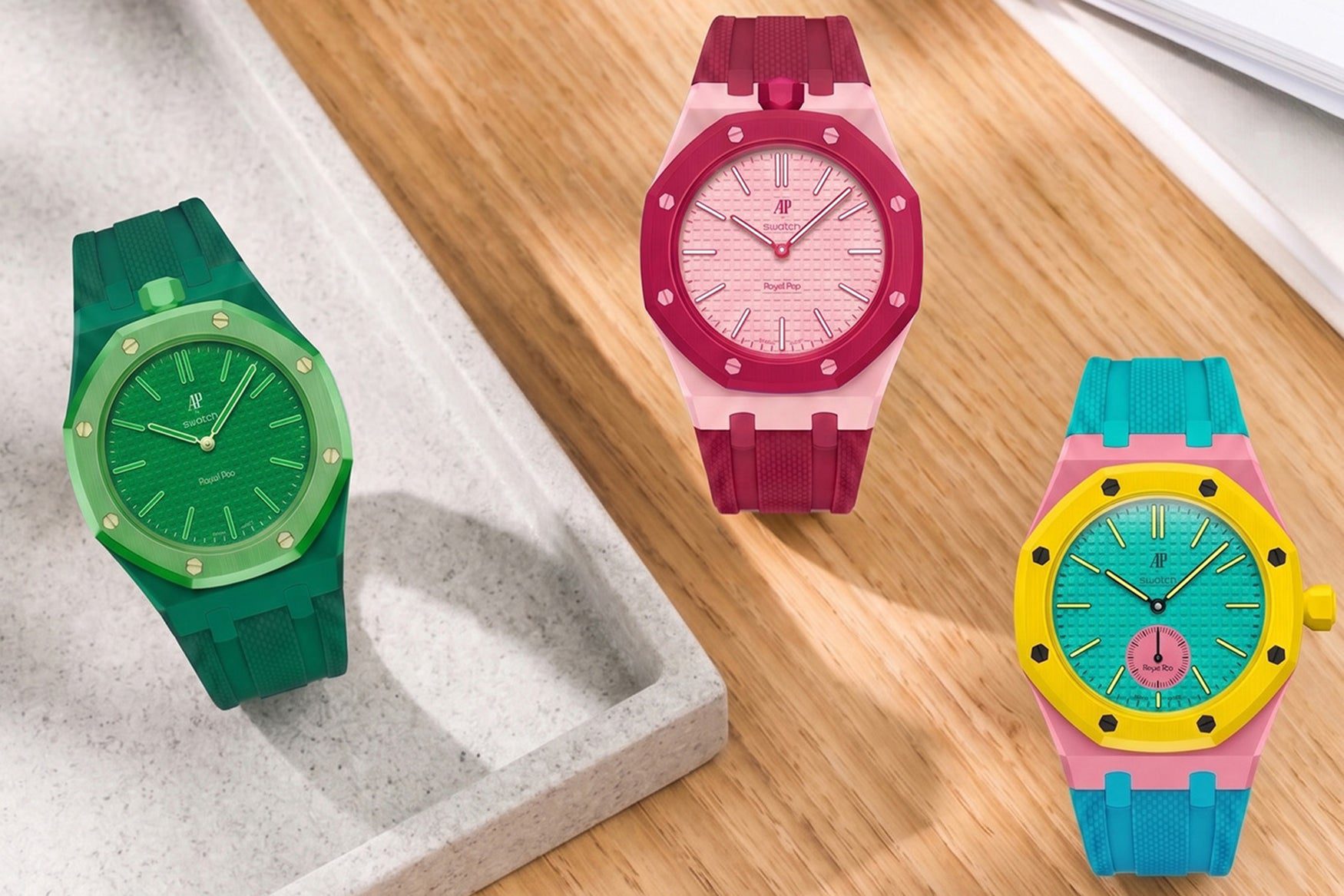 Royal Pop Swatch AP straps